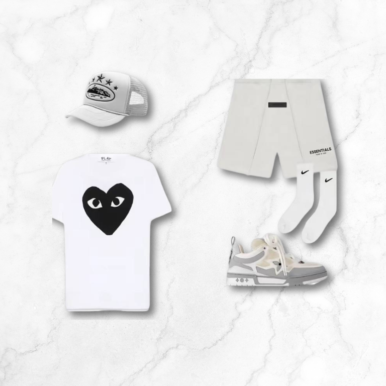 White Heart Set & Shoes