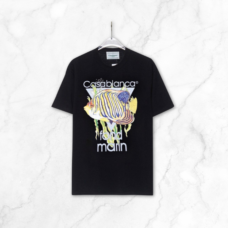 Black Tropical Fish T-Shirt