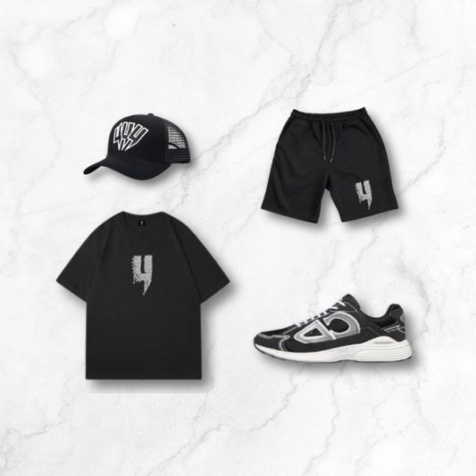 Black World Set & Sneakers