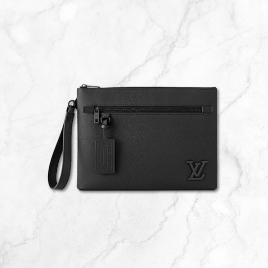 Luxury Black Messenger Bag