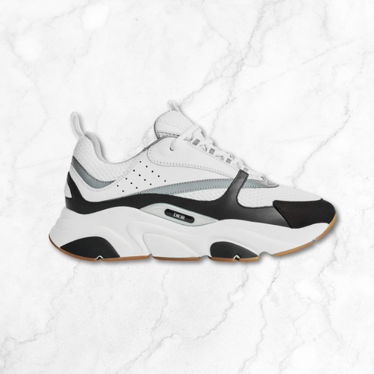 Black White Silver Sneakers