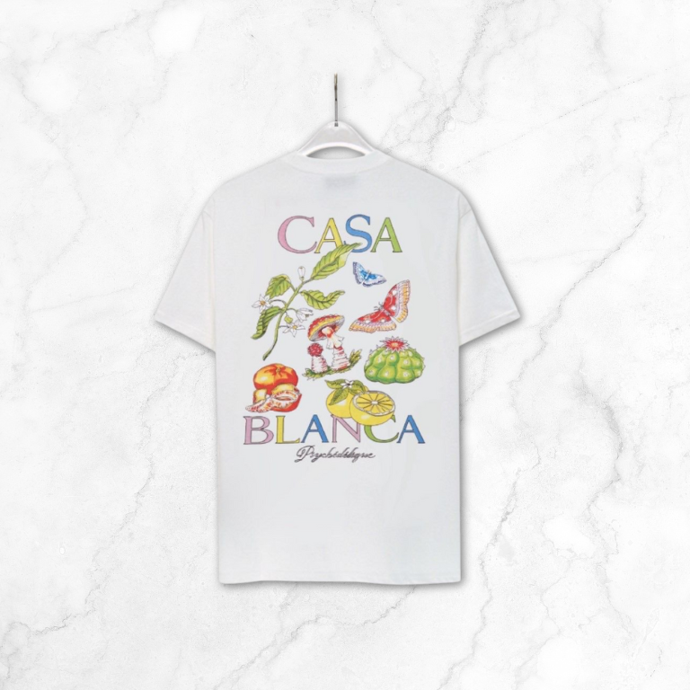 White Botanical T-Shirt